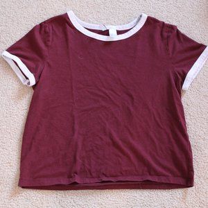 Kids maroon t-shirts